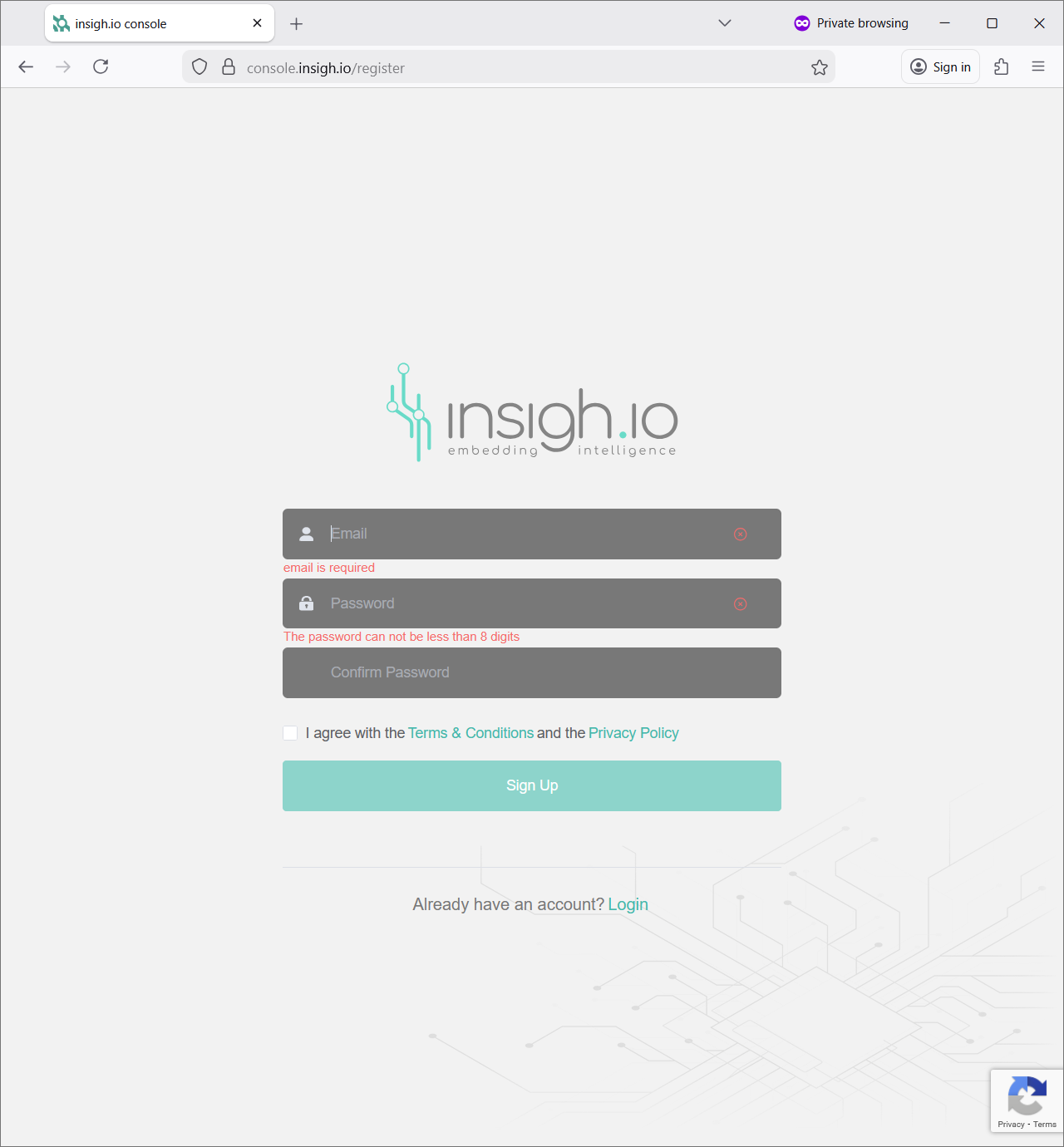 console registration